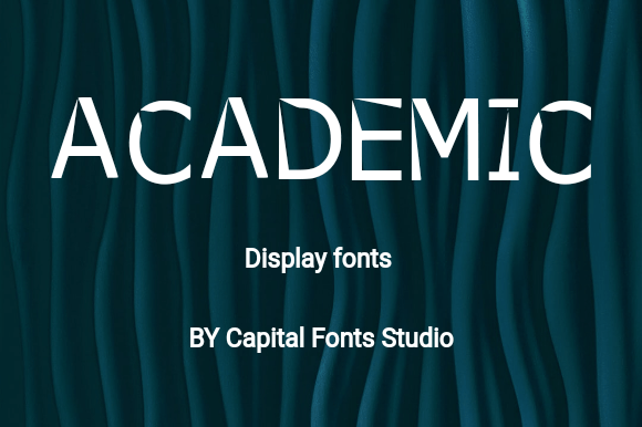 Academic: The Bold Display Font for Playful Branding