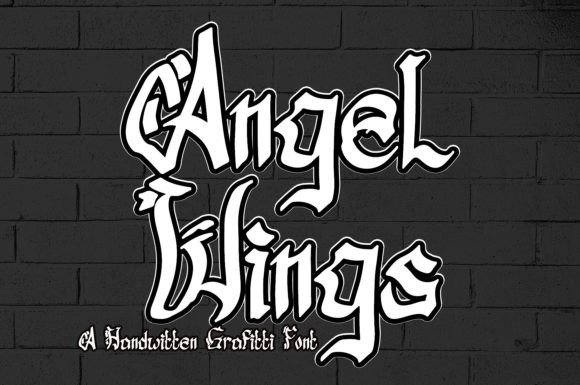 Angel Wings Font: Modern Typography for Handmade Brands