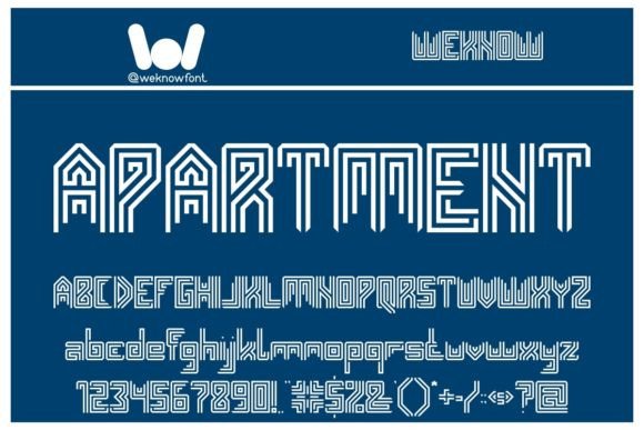 Apartment: A Modern Font for Elegant Design