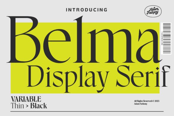 Belma: A Font for Elegant Branding