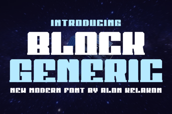 Block Generic: A Bold Font for Impactful Campaigns