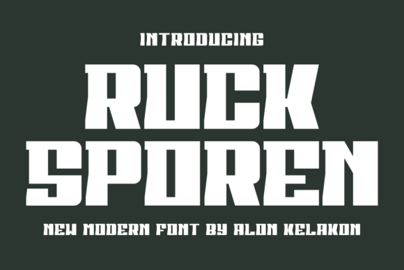 Branding with Ruck Sporen: A Modern Display Font Story