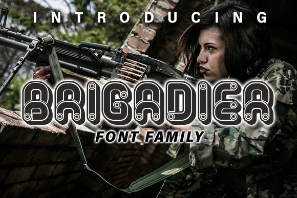 Brigadier Font Review: Bold Display Type for Campaigns