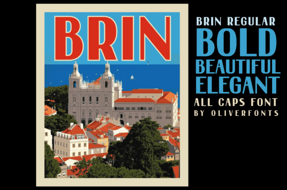 Brin: A Bold Display Font for Impactful Campaigns
