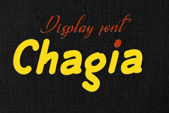 Chagia Font: Vintage Charm for Creative Projects
