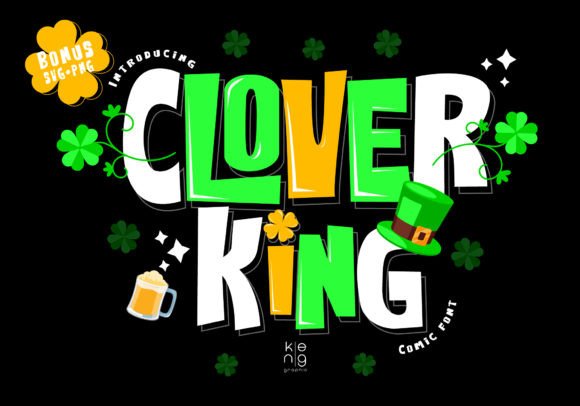 Clover King Font for Business Branding