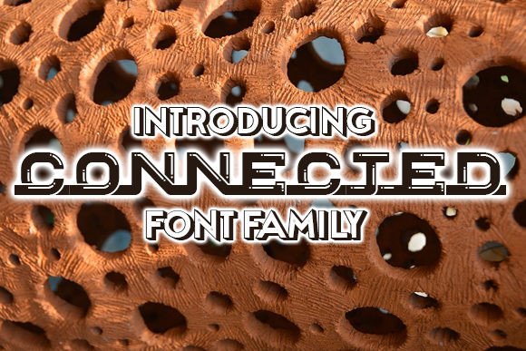 Connected: The Bold Display Font for Handmade Brands