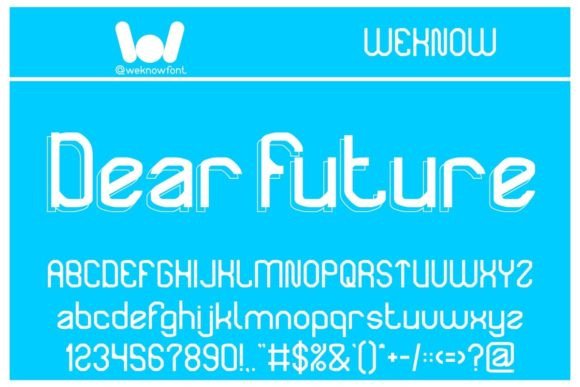 Dear Future: The Techno-Sci-Fi Display Font for Bold Campaigns
