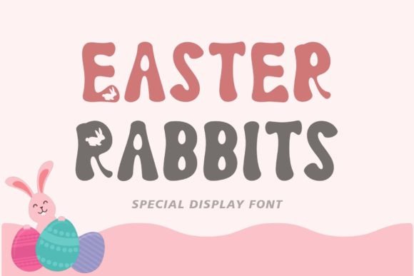 Easter Rabbits Font for Business Branding