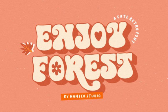Enjoy Forest: A Retro Serif Display Font for Bold Campaigns