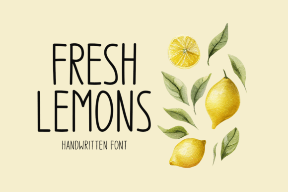 Fresh Lemons Font Review