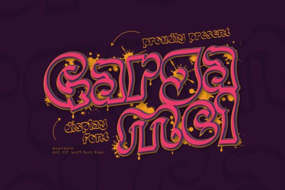 Gargamel Font: Bold and Playful