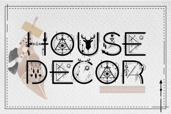 House Decor Font for Editorial Design