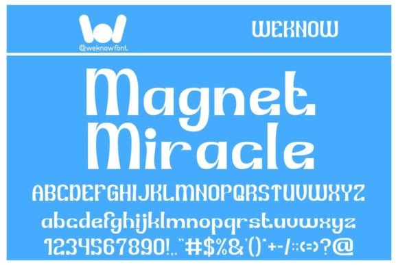 Magnet Miracle: The Modern Display Font for Bold Campaigns