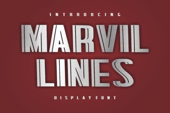 Marvil Lines: The Bold Display Font for High-Impact Campaigns