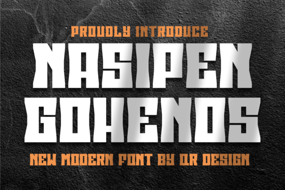Nasipen Gohenos Font: Bold Branding for Small Business