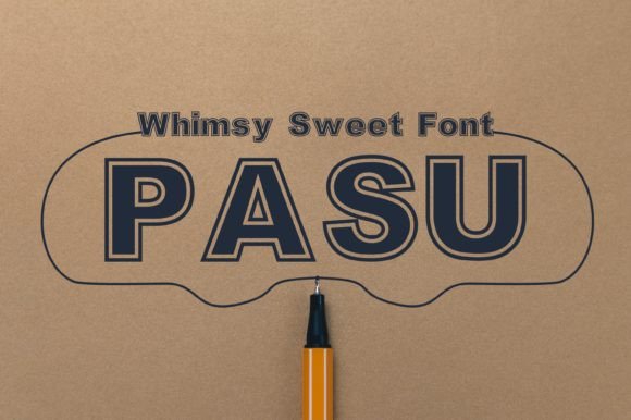 Pasu: A Display Font for Elegant Design