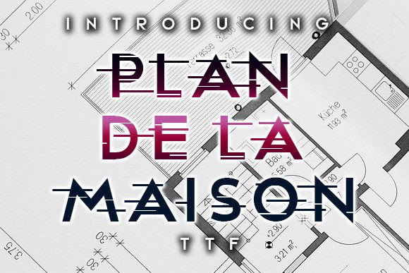 Plan De La Maison Font