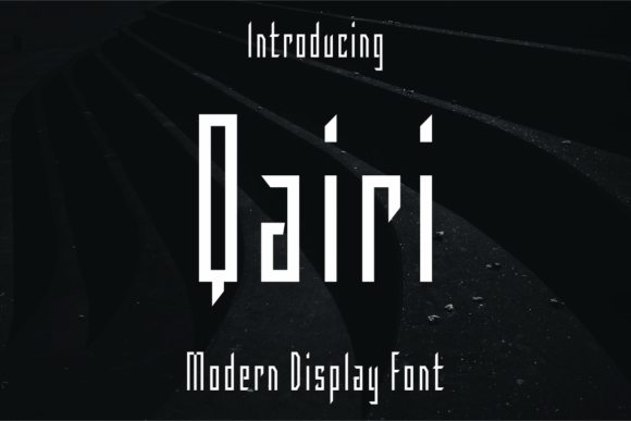 Qairi: A Bold Display Font for Web Design