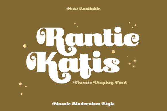 Rantic Kafis: A Bold Display Font for Modern Web Design