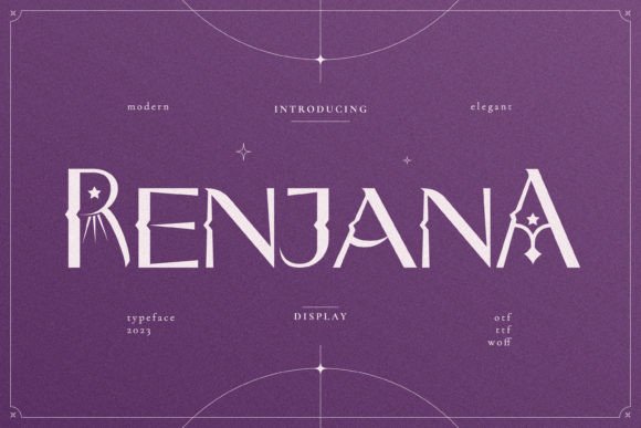 Renjana Display Font