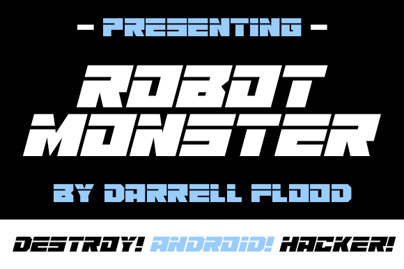 Robot Monster Font for Bold Branding