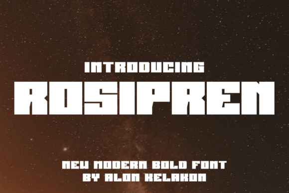 Rosipren Font Review