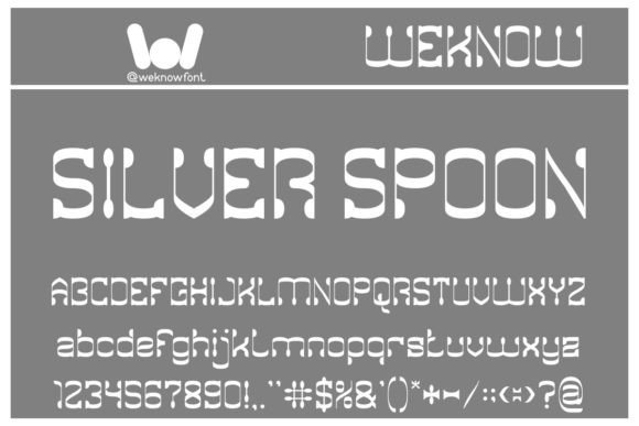 Silver Spoon Font Review