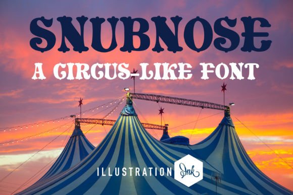 Snubnose: A Bold Display Font for Striking Logos