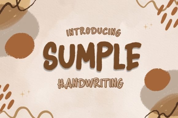 Sumple: A Modern Display Font for Web Design