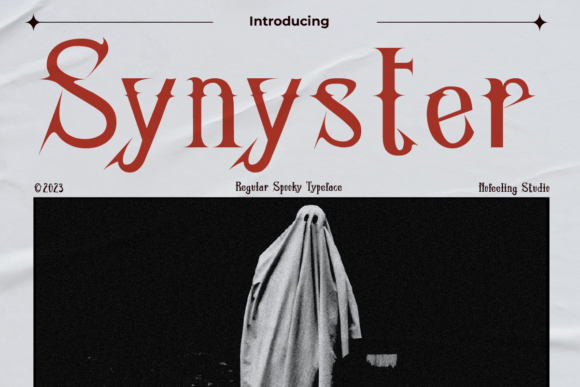 Synyster: A Dark, Stylish Font for Business