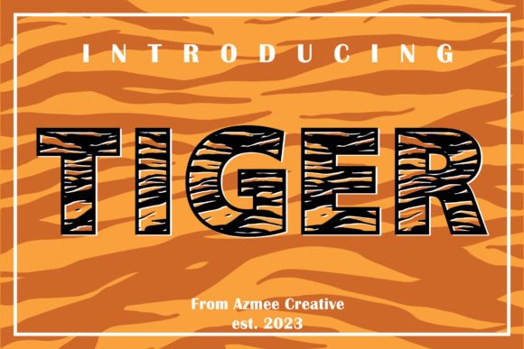 Tiger Display: A Bold Typeface for Editorial Headlines