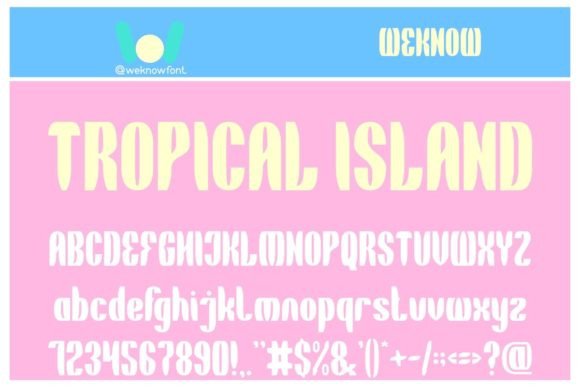 Tropical Island: The Display Font for Bold Branding