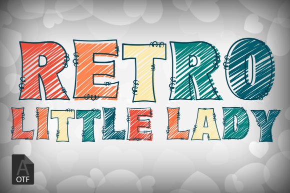 Using Retro Little Lady for Vibrant Web Design Projects